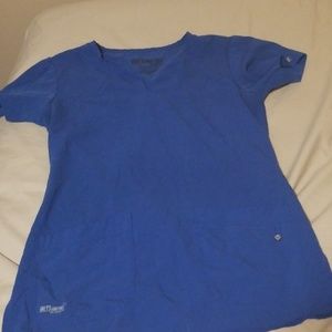 Grey's Anatomy Signature Scrub Top in Royal